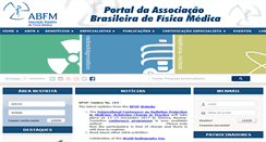 Desktop Screenshot of abfm.org.br