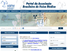 Tablet Screenshot of abfm.org.br